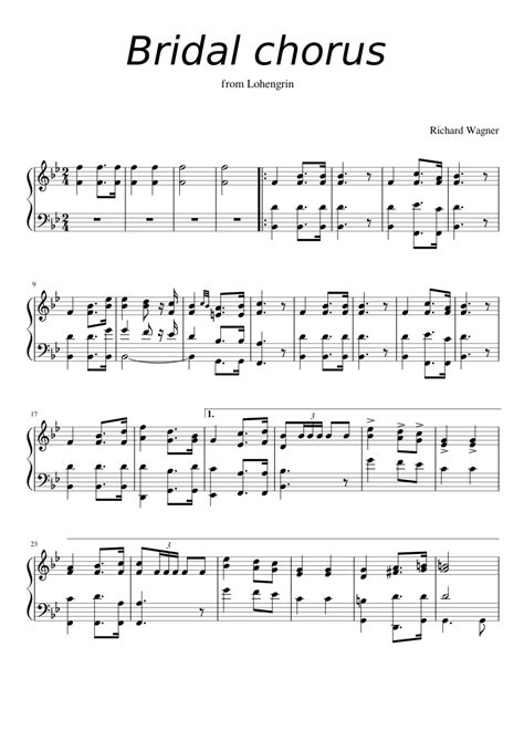 Richard Wagner - Bridal Chorus (Wedding March) For Horn Quartet